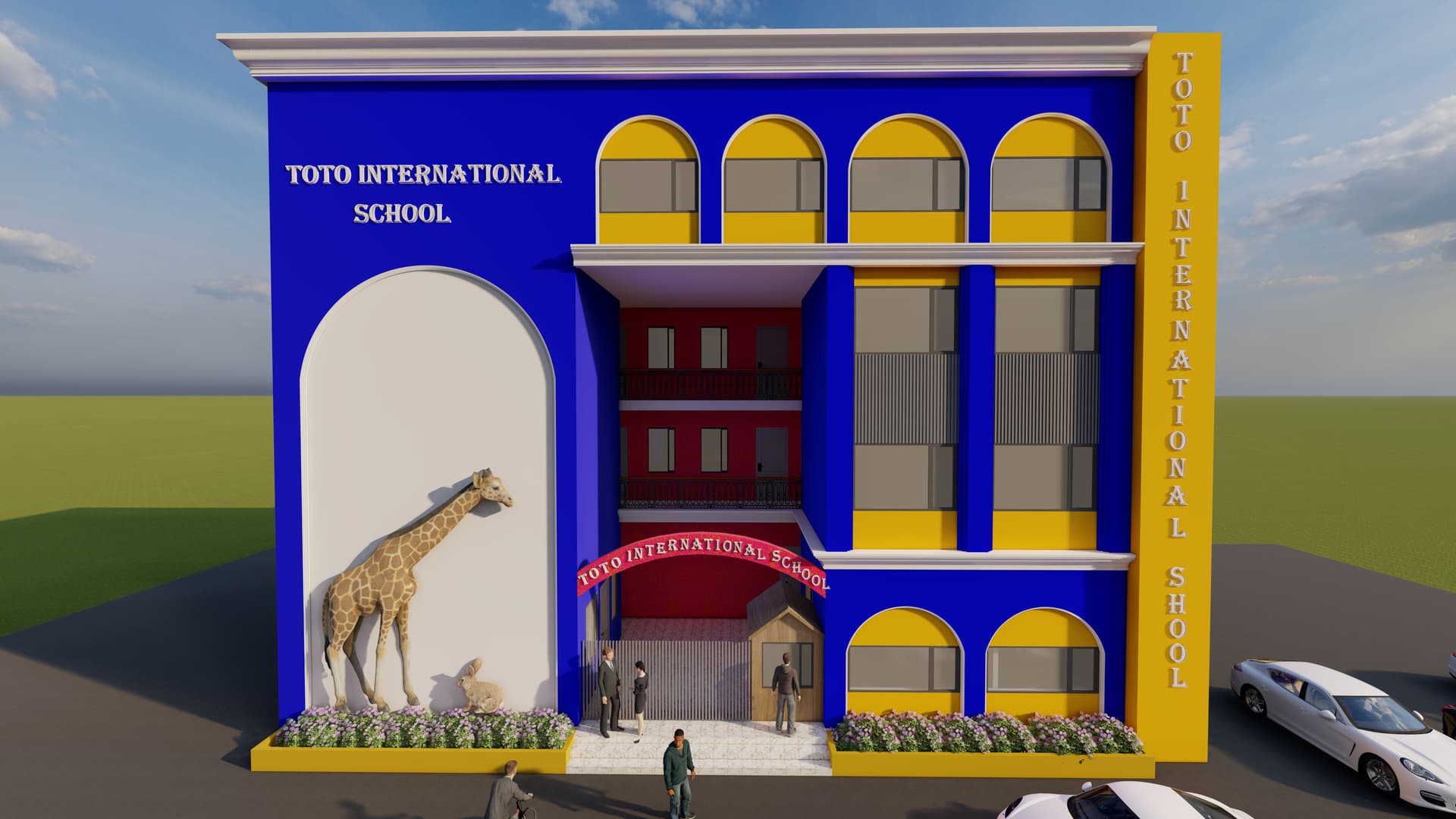 Campus front elevation